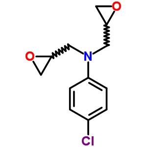 2-Oxiranemethanamine,n-(4-chlorophenyl)-n-(2-oxiranylmethyl)- Structure,34972-41-3Structure