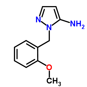 1-(2-Methoxybenzyl)-1H-pyrazol-5-amine Structure,3528-46-9Structure