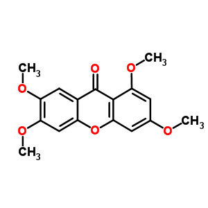 1,3,6,7-Tetramethoxyxanthen-9-one Structure,3542-74-3Structure