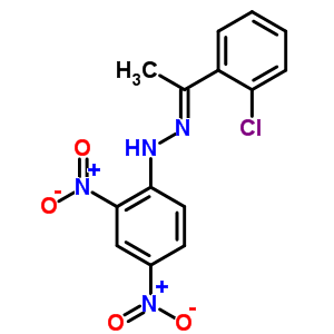 N-[1-(2-chlorophenyl)ethylideneamino]-2,4-dinitro-aniline Structure,35468-02-1Structure