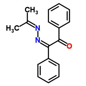 (2E)-1,2-diphenyl-2-(propan-2-ylidenehydrazinylidene)ethanone Structure,35851-68-4Structure