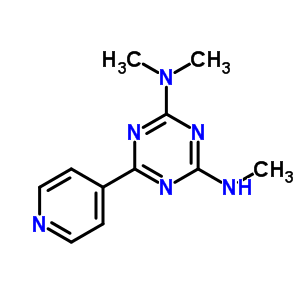 N,n,n-trimethyl-6-pyridin-4-yl-1,3,5-triazine-2,4-diamine Structure,36818-26-5Structure