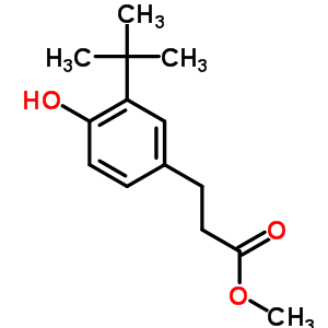 Methyl 3-(3-tert-butyl-4-hydroxyphenyl)propionate Structure,36837-50-0Structure