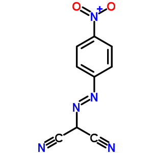 Malononitrile, ((p-nitrophenyl)azo)- Structure,3722-13-2Structure