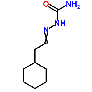 Hydrazinecarboxamide,2-(2-cyclohexylethylidene)- Structure,3764-18-9Structure