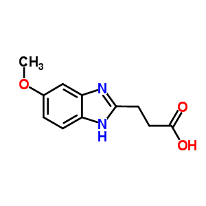 3-(5-Methoxy-1H-benzimidazol-2-yl)propanoic acid Structure,37640-73-6Structure