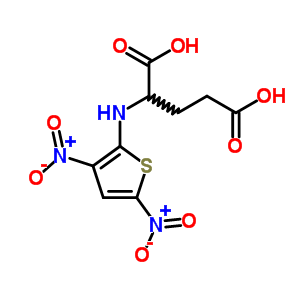 2-[(3,5-Dinitrothiophen-2-yl)amino]pentanedioic acid Structure,37791-32-5Structure