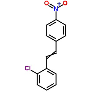 1-Chloro-2-[2-(4-nitrophenyl)ethenyl]benzene Structure,3808-66-0Structure