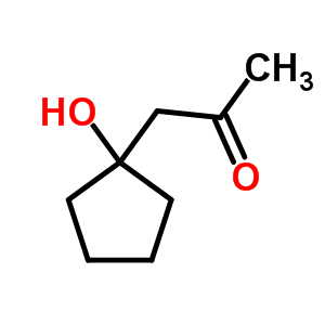 2-Propanone,1-(1-hydroxycyclopentyl)- Structure,38134-31-5Structure