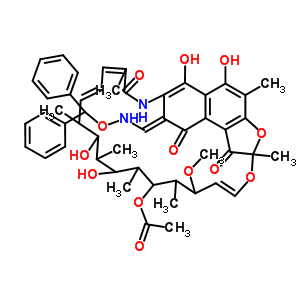 3-[[(Diphenylmethoxy)imino]methyl]rifamycin Structure,38330-15-3Structure