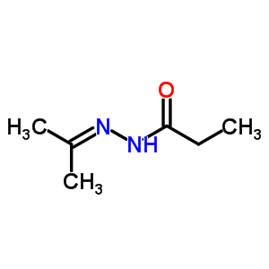 N-(propan-2-ylideneamino)propanamide Structure,3884-67-1Structure