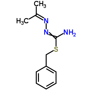 1-Benzylsulfanyl-n-(propan-2-ylideneamino)methanimidamide Structure,3916-12-9Structure