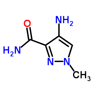 4-Amino-1-methyl-1H-pyrazole-3-carboxamide Structure,3920-40-9Structure