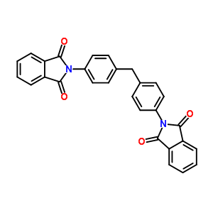 2-[4-[[4-(1,3-Dioxoisoindol-2-yl)phenyl]methyl]phenyl]isoindole-1,3-dione Structure,39673-98-8Structure