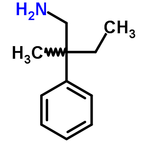 2-Methyl-2-phenyl-butan-1-amine Structure,3979-27-9Structure