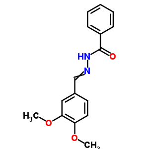 N-[(3,4-dimethoxyphenyl)methylideneamino]benzamide Structure,39794-30-4Structure