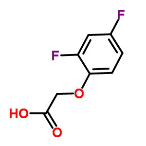 (2,4-Difluorophenoxy)acetic acid Structure,399-44-0Structure