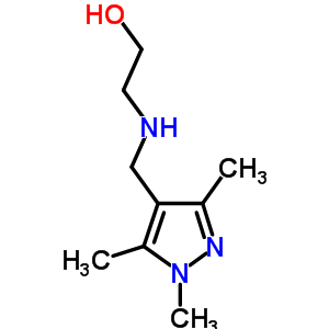 2-{[(1,3,5-Trimethyl-1H-pyrazol-4-yl)methyl]amino}ethanol dihydrochloride Structure,400877-08-9Structure