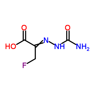 Propanoic acid, 2-[2-(aminocarbonyl)hydrazinylidene]-3-fluoro- Structure,401-48-9Structure