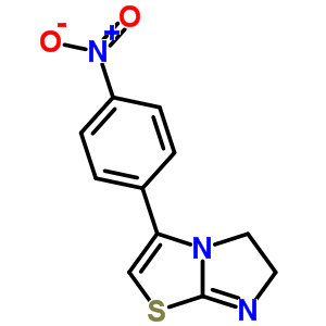 Imidazo[2,1-b]thiazole, 5,6-dihydro-3-(4-nitrophenyl)- Structure,40229-93-4Structure