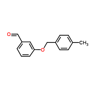 3-[(4-Methylbenzyl)oxy]benzaldehyde Structure,40359-58-8Structure