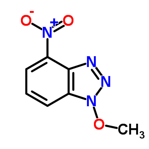 1-Methoxy-4-nitro-benzotriazole Structure,40422-79-5Structure