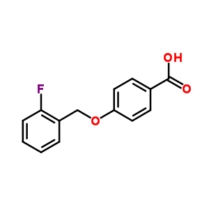 4-[(2-Fluorobenzyl)oxy]benzoic acid Structure,405-24-3Structure