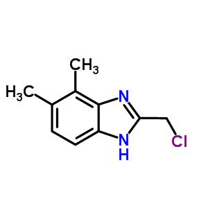 2-(Chloromethyl)-4,5-dimethyl-1H-benzimidazole Structure,405173-68-4Structure