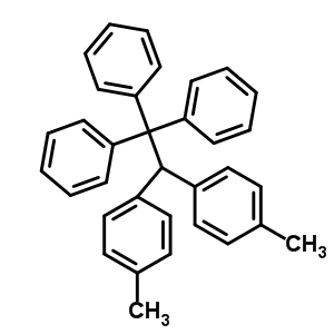 1-Methyl-4-[1-(4-methylphenyl)-2,2,2-triphenyl-ethyl]benzene Structure,41136-95-2Structure