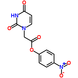 (4-Nitrophenyl) 2-(2,4-dioxopyrimidin-1-yl)acetate Structure,4114-03-8Structure