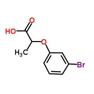 2-(3-Bromophenoxy)propanoic acid Structure,41183-67-9Structure