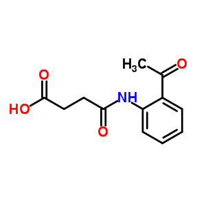 4-[(2-Acetylphenyl)amino]-4-oxobutanoic acid Structure,41242-37-9Structure