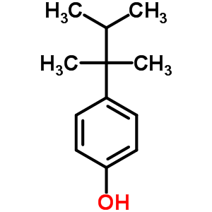 Phenol,4-(1,1,2-trimethylpropyl)- Structure,4128-07-8Structure