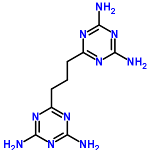 1,3,5-Triazine-2,4-diamine,6,6-(1,3-propanediyl)bis- Structure,4128-93-2Structure