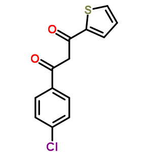 1-(4-Chlorophenyl)-3-thiophen-2-yl-propane-1,3-dione Structure,41467-45-2Structure