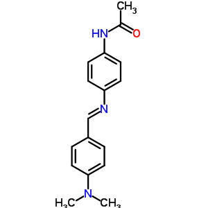 N-[4-[(4-dimethylaminophenyl)methylideneamino]phenyl]acetamide Structure,42027-67-8Structure