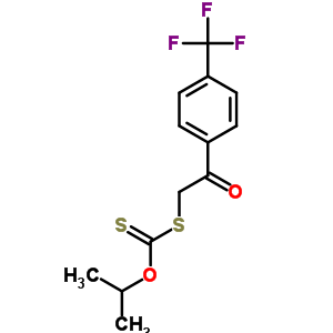 2-Propan-2-yloxycarbothioylsulfanyl-1-[4-(trifluoromethyl)phenyl]ethanone Structure,42574-10-7Structure