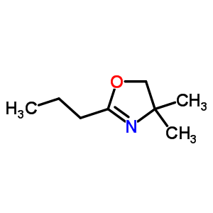 Oxazole, 4,5-dihydro-4,4-dimethyl-2-propyl- Structure,4271-19-6Structure