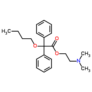 2-Dimethylaminoethyl 2-butoxy-2,2-diphenyl-acetate Structure,4348-15-6Structure