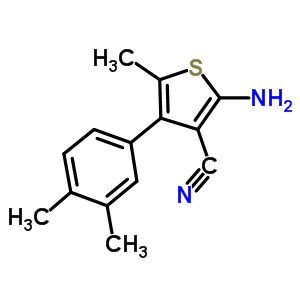 2-Amino-4-(3,4-dimethylphenyl)-5-methylthiophene-3-carbonitrile Structure,438219-18-2Structure