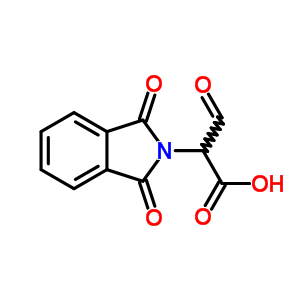 2H-isoindole-2-aceticacid, a-formyl-1,3-dihydro-1,3-dioxo- Structure,4443-29-2Structure