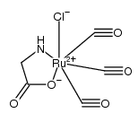 (Oc-6-44)-tricarbonylchloro(glycinato)ruthenium Structure,475473-26-8Structure