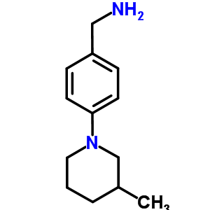 1-[4-(3-Methylpiperidin-1-yl)phenyl]methanamine dihydrochloride Structure,486437-66-5Structure