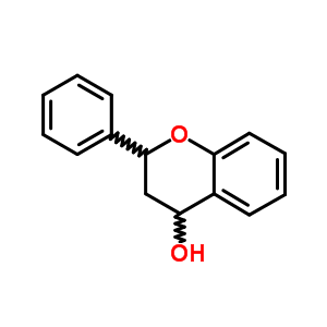 2H-1-benzopyran-4-ol,3,4-dihydro-2-phenyl- Structure,487-25-2Structure