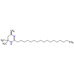 2-Heptadecyl-4,4,6-trimethyl-3,4,5,6-tetrahydropyrimidine Structure,50602-40-9Structure