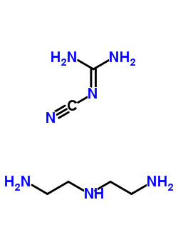 Cyano-guanidine polymer with n-(2-aminoethyl)-1,2-ethanediamine Structure,50862-68-5Structure