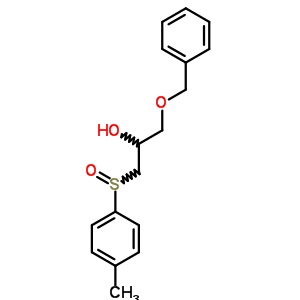 1-(4-Methylphenyl)sulfinyl-3-phenylmethoxy-propan-2-ol Structure,50921-28-3Structure