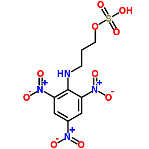 3-[(2,4,6-Trinitrophenyl)amino]-1-propanol hydrogen sulfate (ester) Structure,51224-00-1Structure