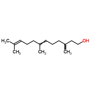 3,7,11-Trimethyl-6,10-dodecadien-1-ol Structure,51411-24-6Structure