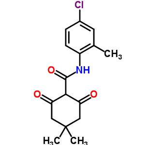 N-(4-chloro-2-methyl-phenyl)-4,4-dimethyl-2,6-dioxo-cyclohexane-1-carboxamide Structure,51488-06-3Structure